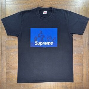 Supreme × Undercover Seven Samurai T-Shirt Size L Black/Blue FW16 USED
